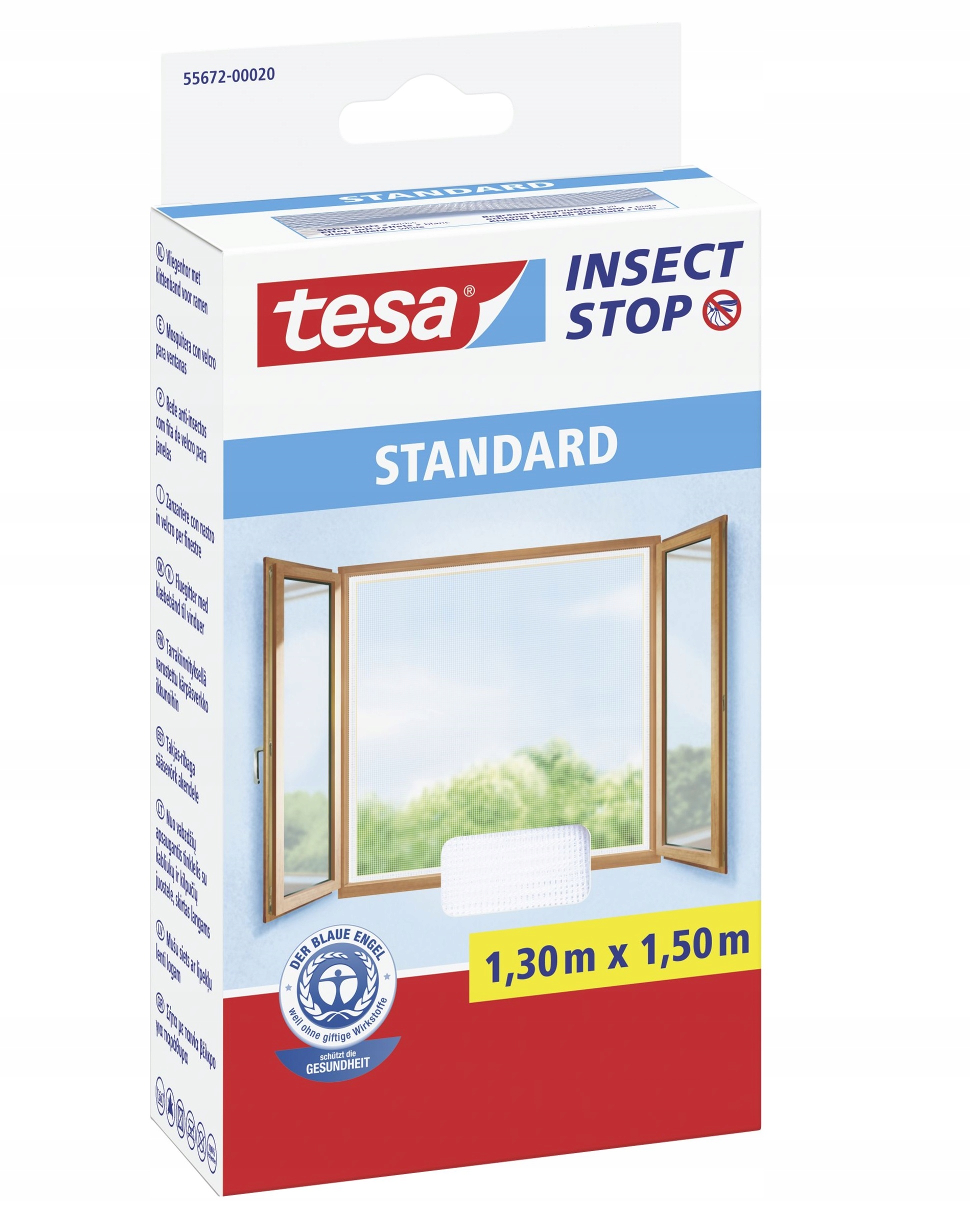 

Moskitiera okienna Tesa standard 130x150cm Biała