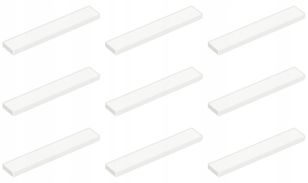 

Lego 6636 Tile Płytka 1x6 biała (9g) 9 szt.