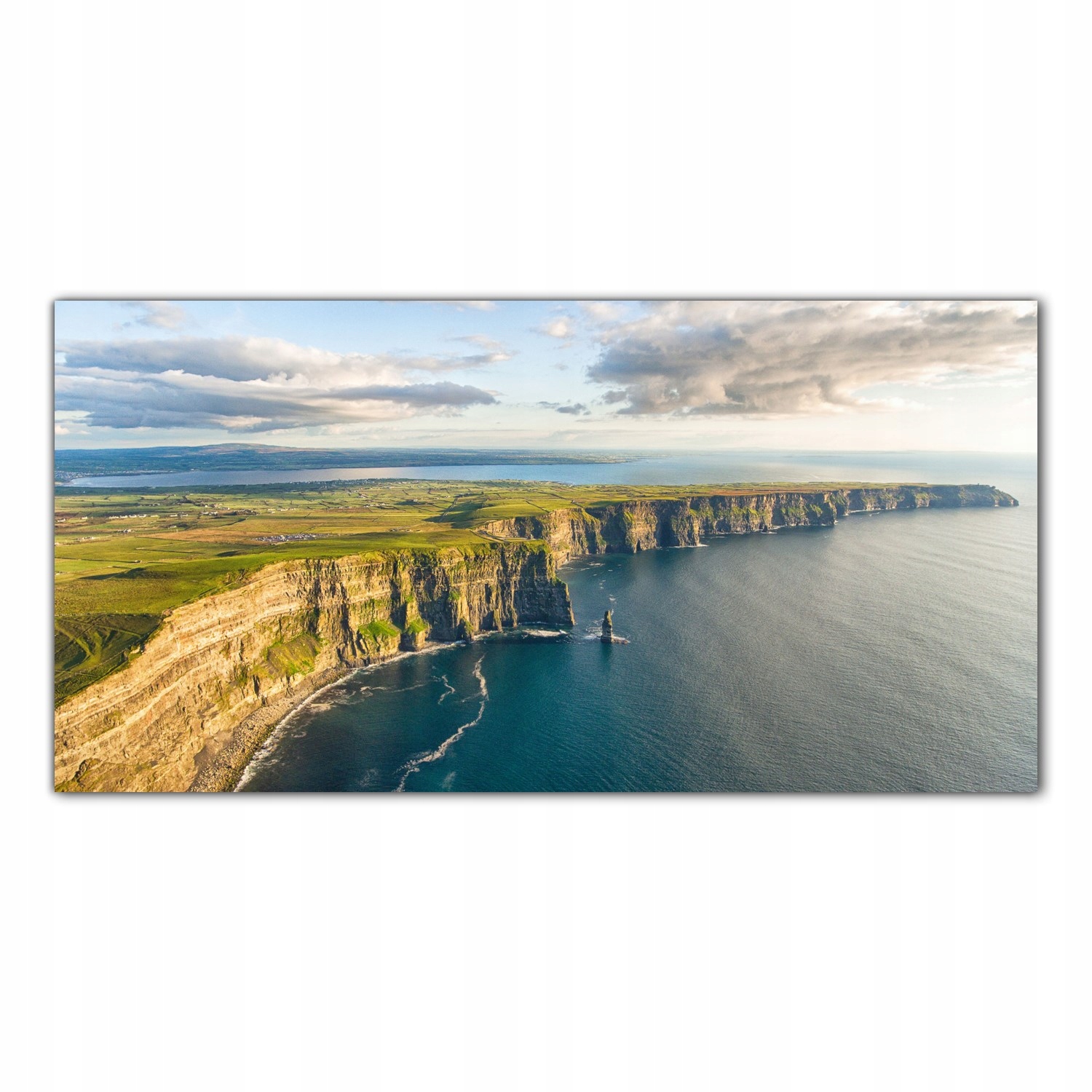 Klif Krajina Pláž 100x50 Panely tvrzené sklo