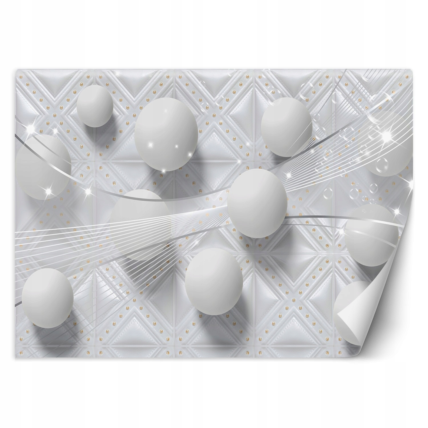 Fototapeta, 3D texturované koule 250x175