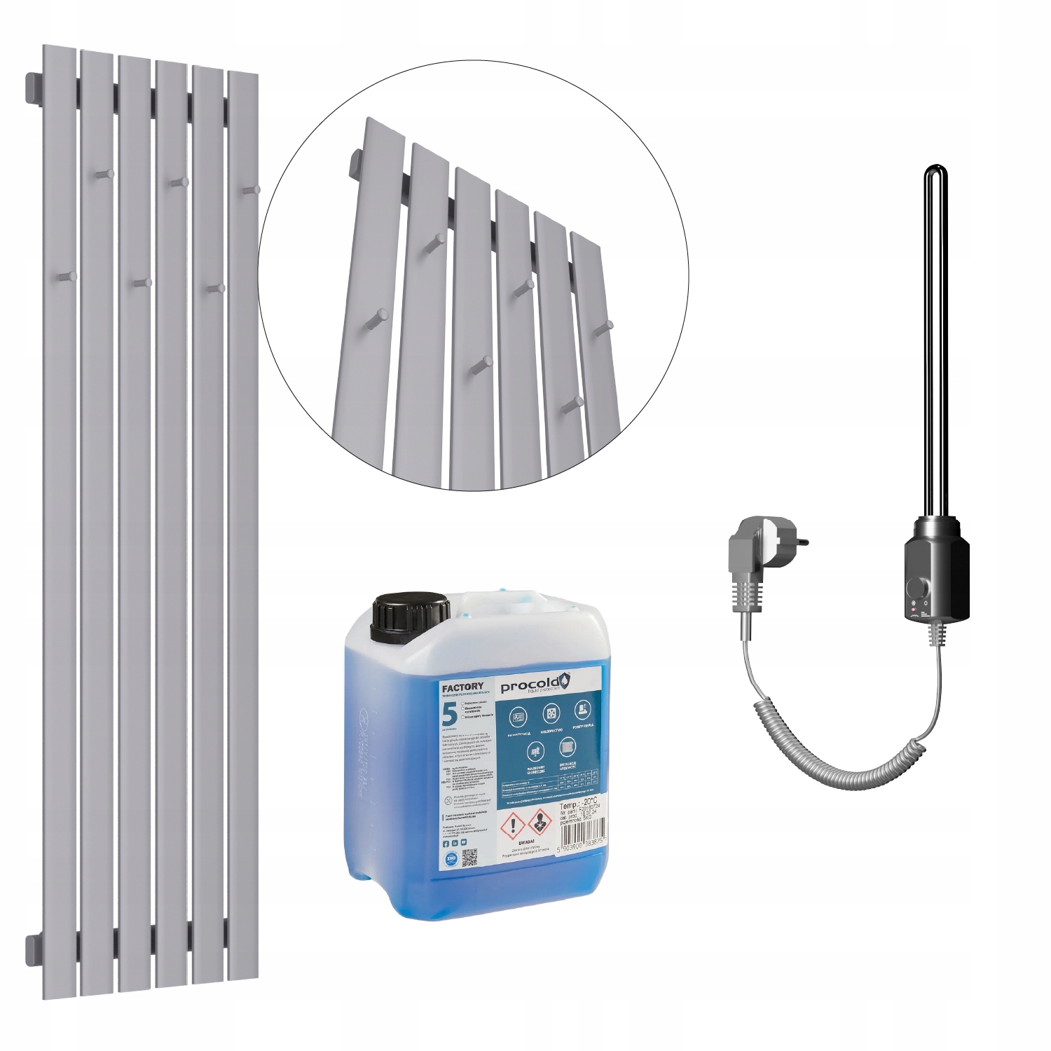 Set Elektrický ohřívač Bellohook 180x45 4 Únor