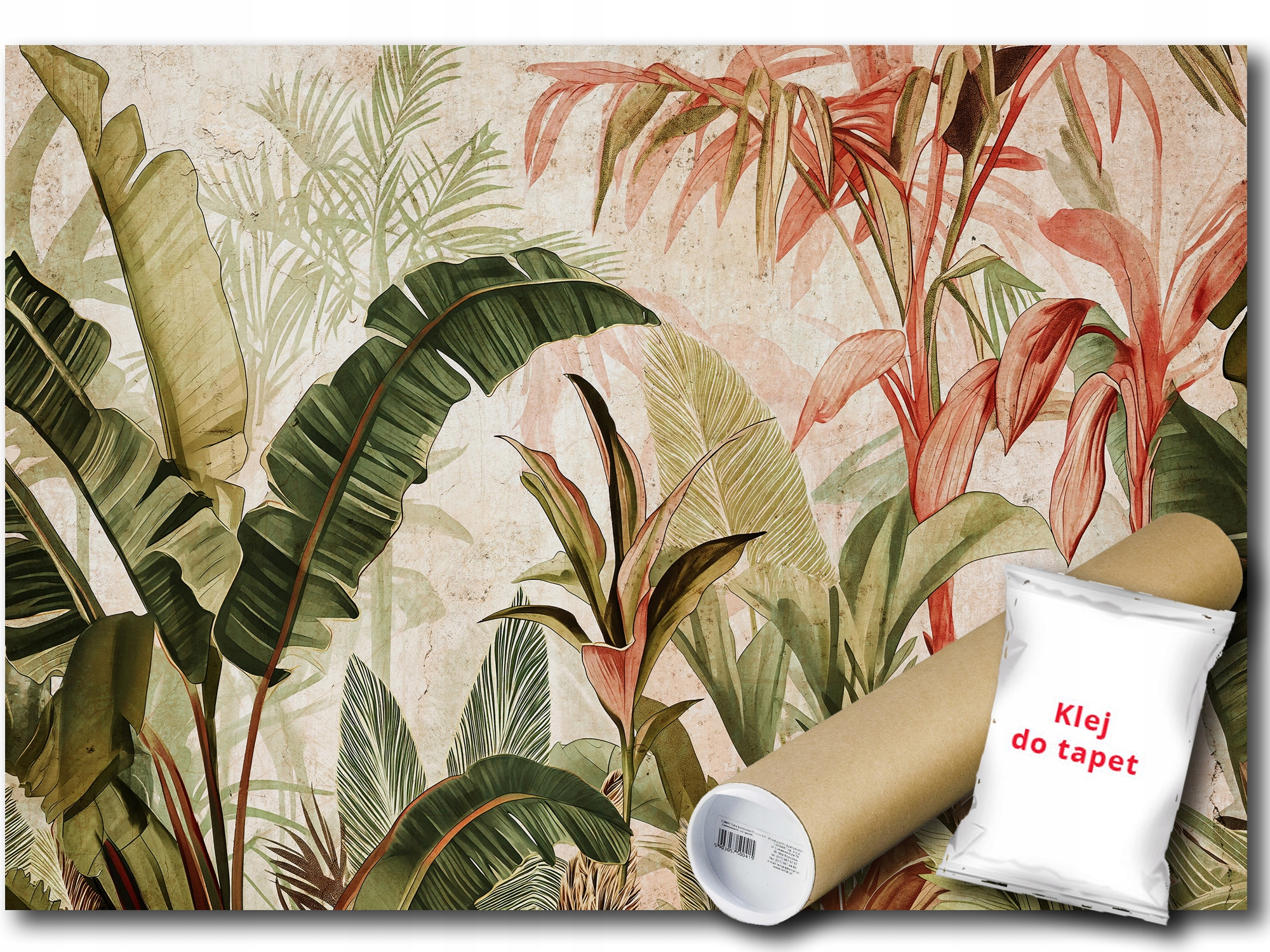 Fototapeta Flizelina Grafika Dekorace Listy Džungle Struktura 416x254