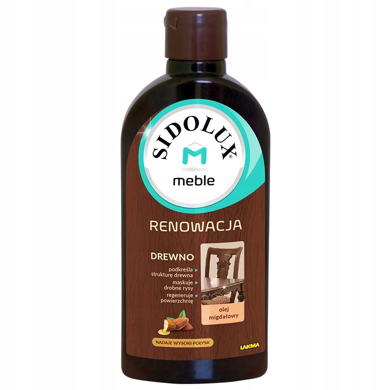 

Sidolux M Mleczko pielęgnacja mebli migdał 300ml