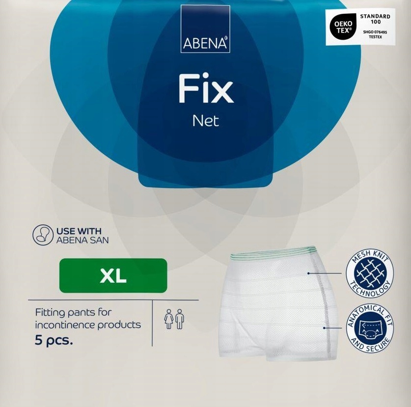MAJTKI SIATKOWE WIELORAZOWE ABENA FIX NET XL, 5szt.