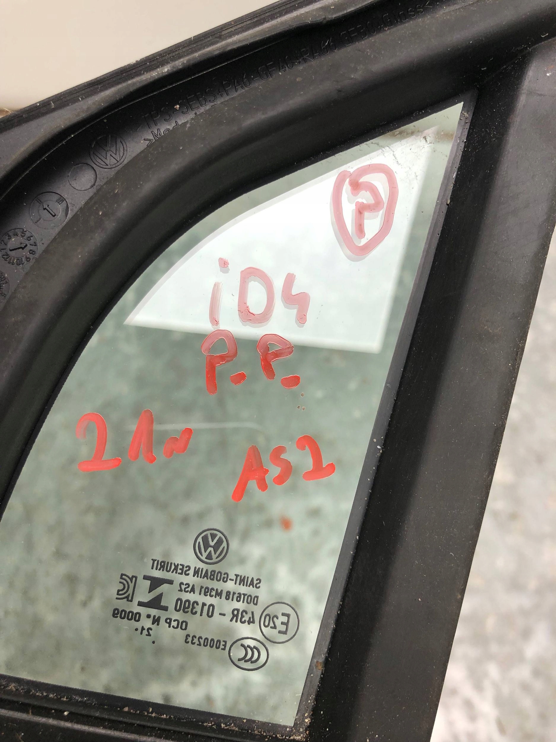 window bodywork right front AS2 VW ID4 ID.4 11A845114