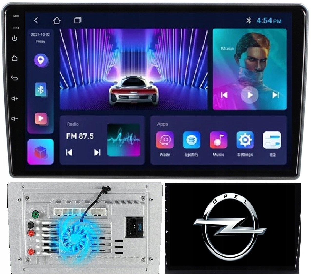 Radio Nawigacja Android Opel Astra H 2004-2009 Carplay +kamera 2/64GB