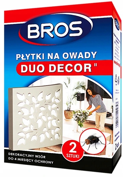 

Bros Płytka Owadobójcza Owady Muchy Mole Duo Decor