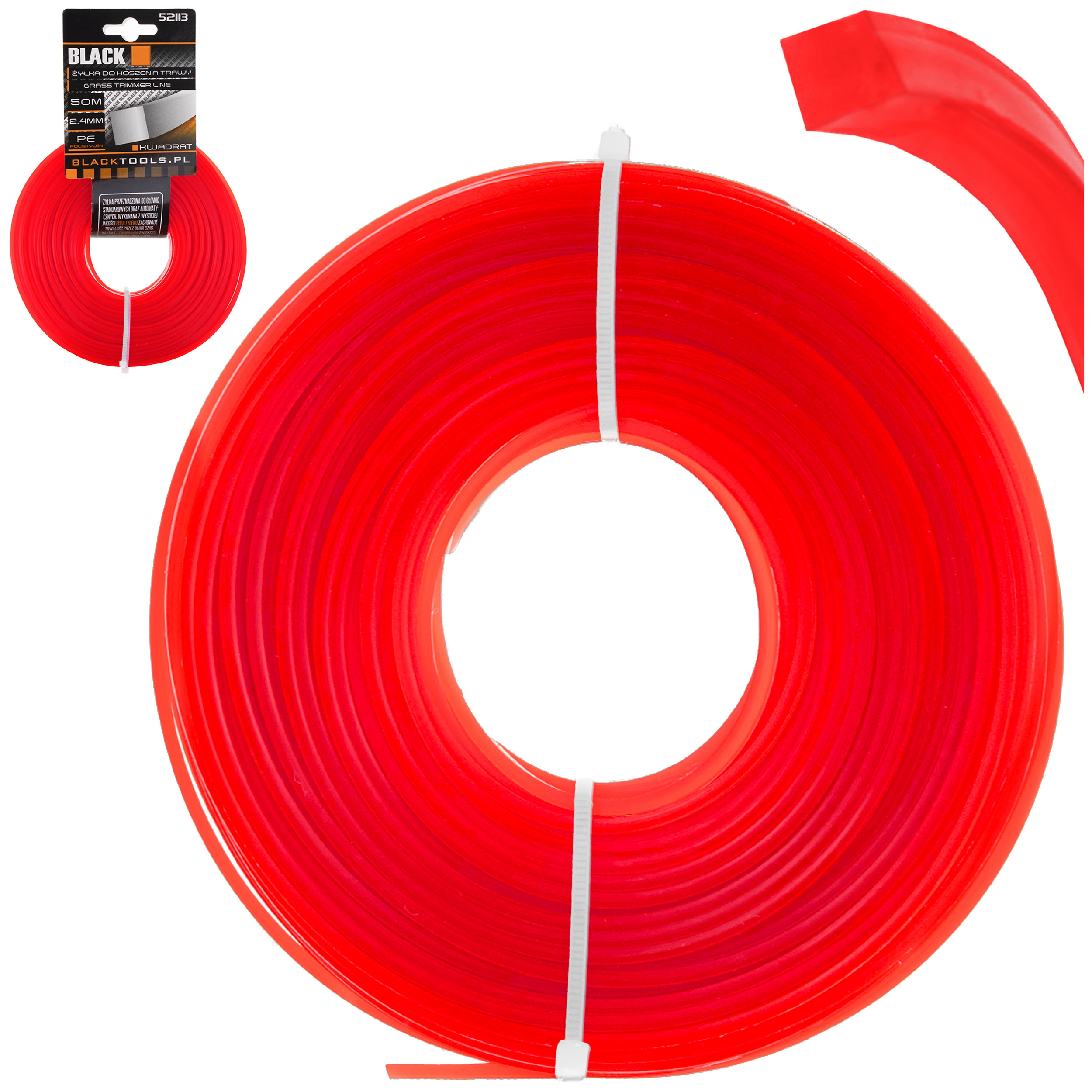 

Żyłka Do Kosy Podkaszarki Mocna 50M Kwadrat 2,4 MM