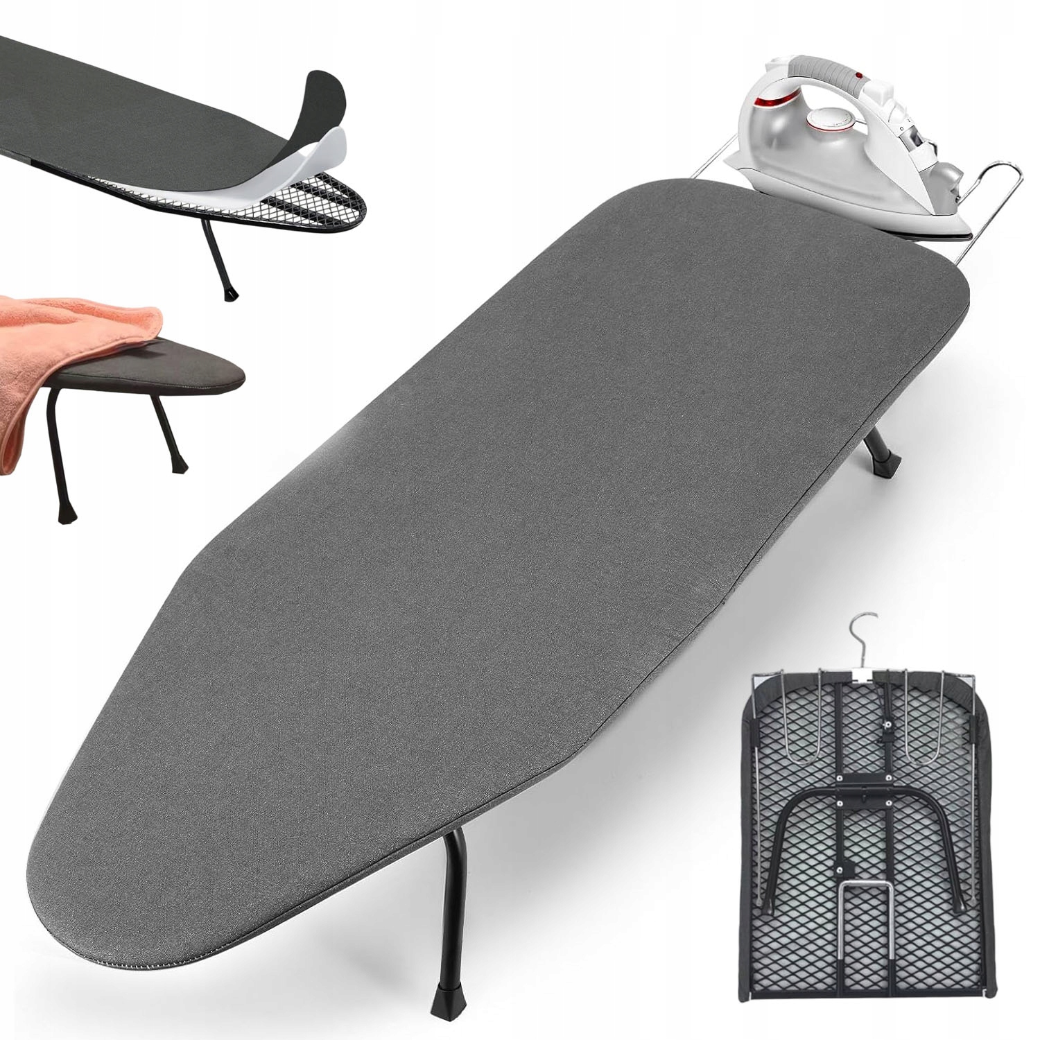 Levně Mini Žehlicí Prkno Na Psací Stůl Zesílené Velkým Panelem, Pevné A Odolné