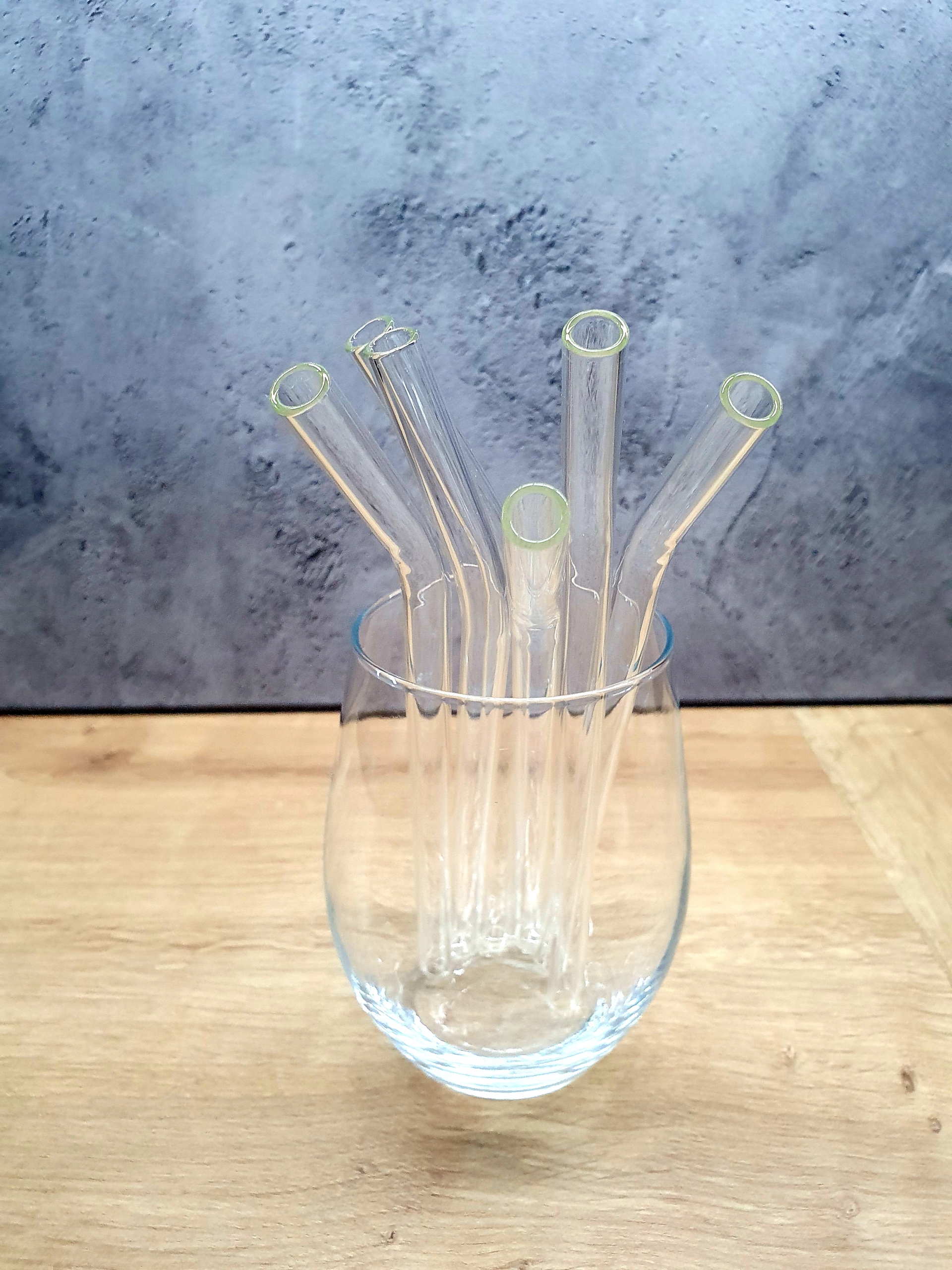 

Słomki szklane zakrzywione zagięte 6 szt 10mm 20cm