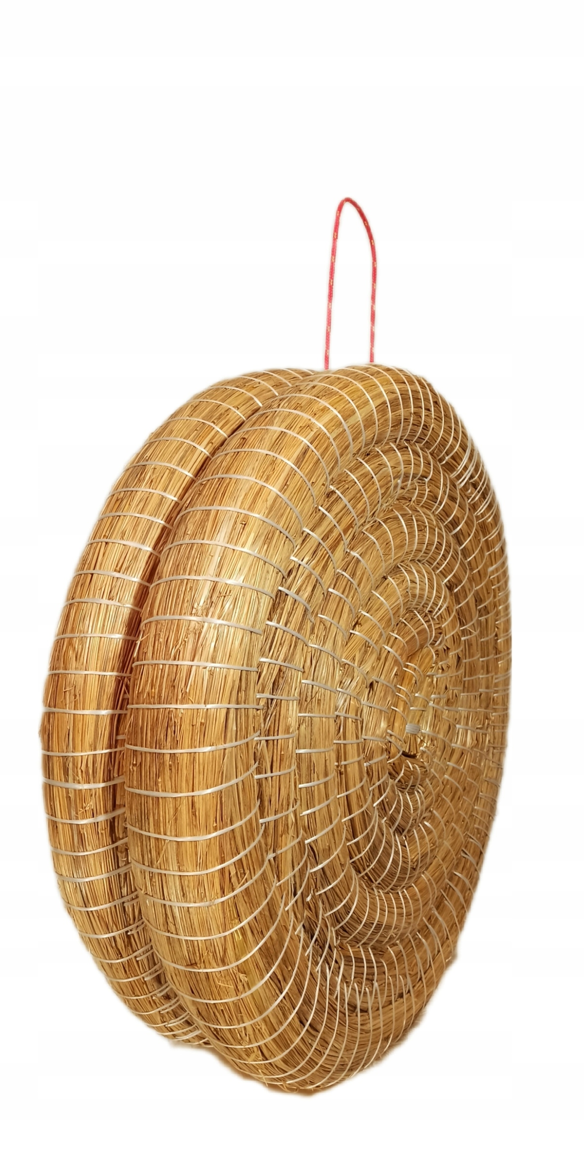 Tarcza łucznicza, cel łuczniczy słomiany 65x17 cm z uchwytem