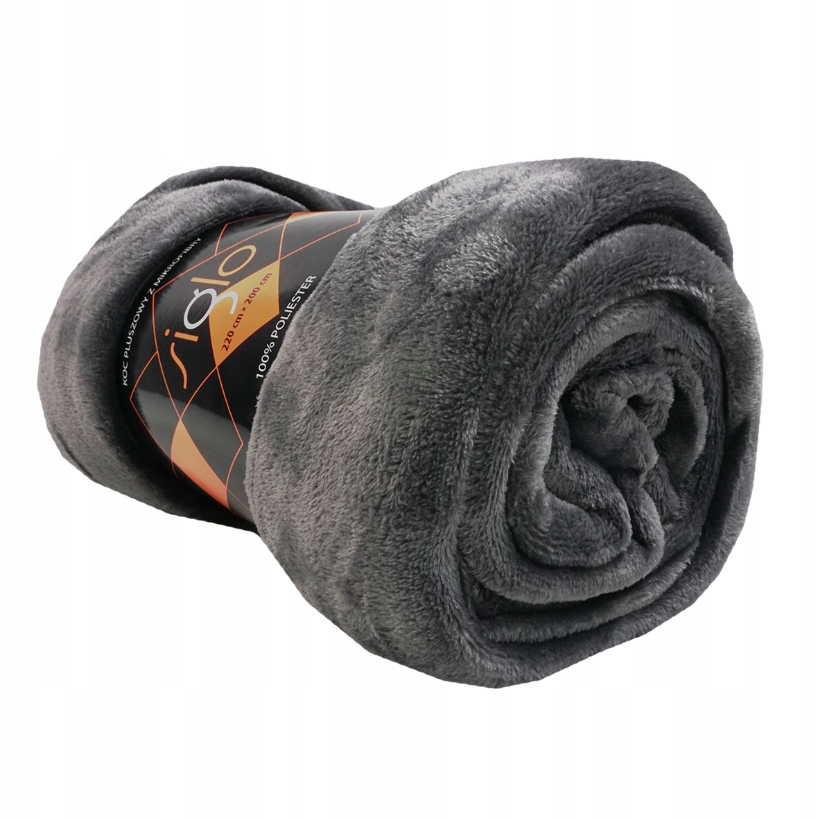 KOC NARZUTA SIGLO MIKROFIBRA 150X200 MIEKKI POPIEL Marka Faro