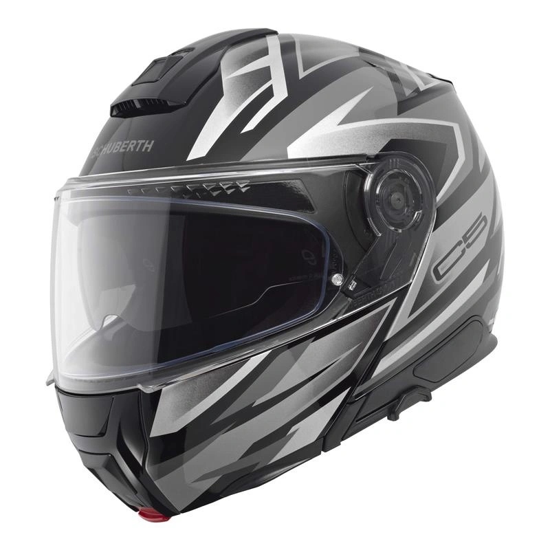 Motocyklová prilba Schuberth C5 Ece Zenith Black šedá biela čierna Darčeky