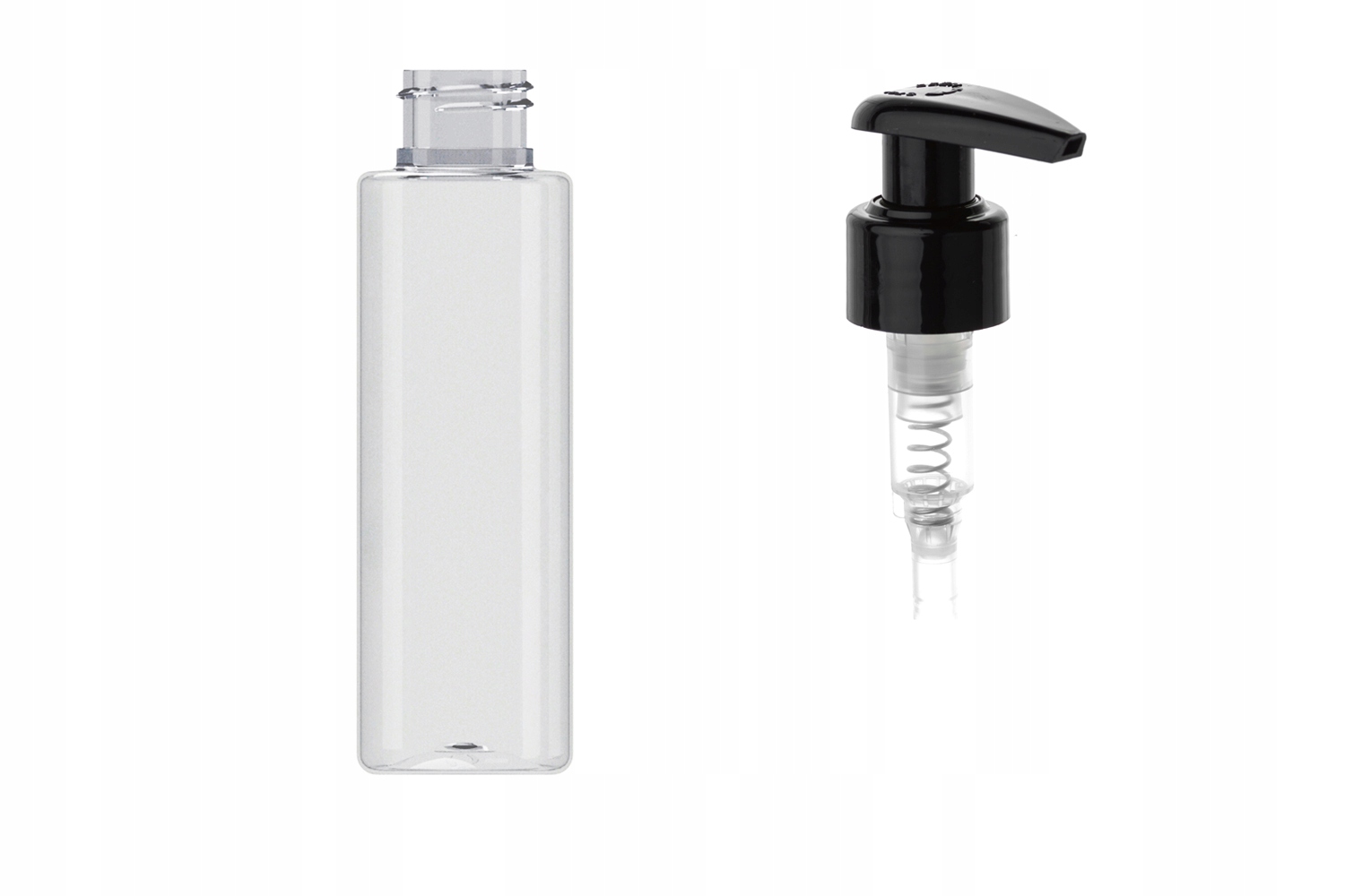 

Butelka plastikowa Pet 100 ml z pompką czarną