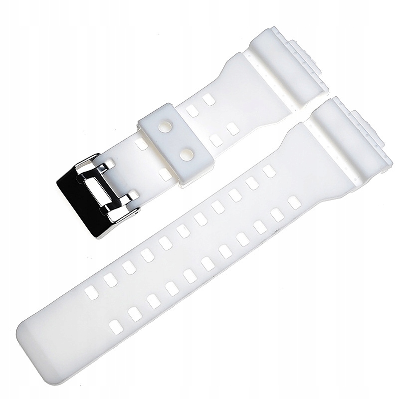 PASEK ZAMIENNIK DO CASIO G-SHOCK GA-100 GA-110 GA-120 GA-300 biały