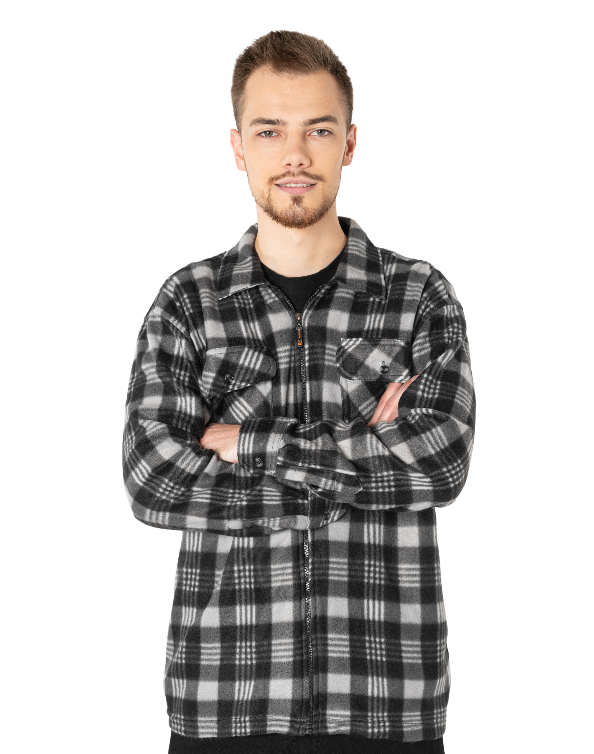 

Ciepła Koszula Polarowa Ocieplana 8015-07 L/XL