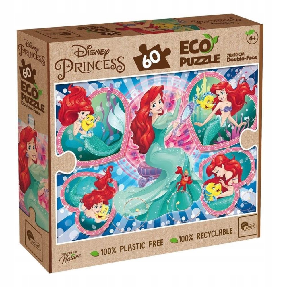 

Puzzle Dwustronne Eko 60 El. Mała Syrenka