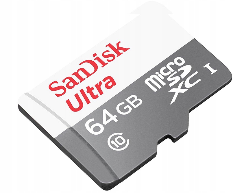 SanDisk MICRO SD XC ULTRA 80MB/s C10 UHS-I 64GB Pojemność karty 64 GB
