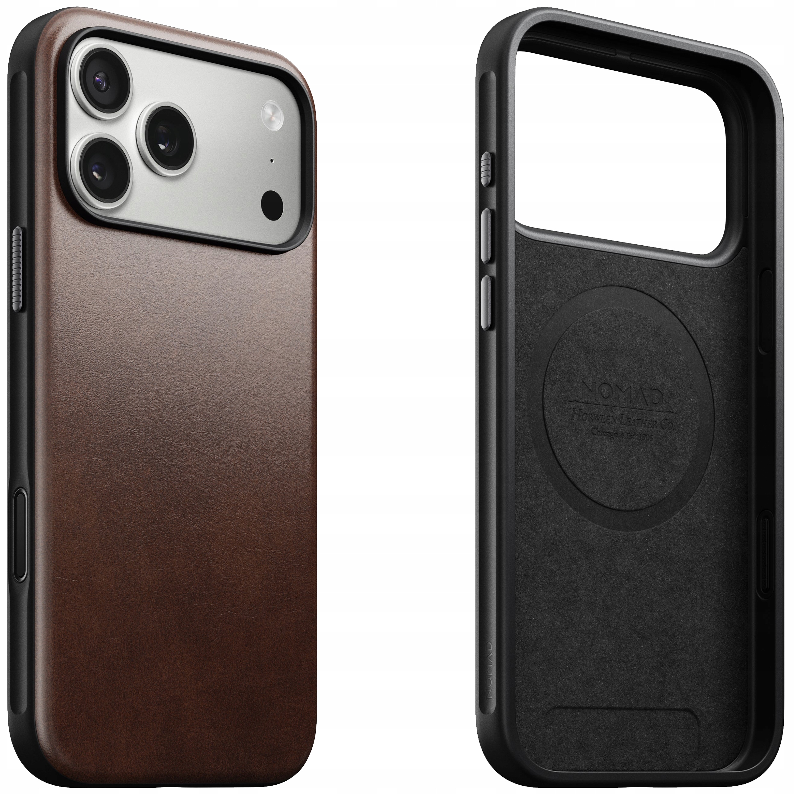 Nomad Modern Horween Leather Pouzdro s MagSafe pro iPhone 17 Pro Max