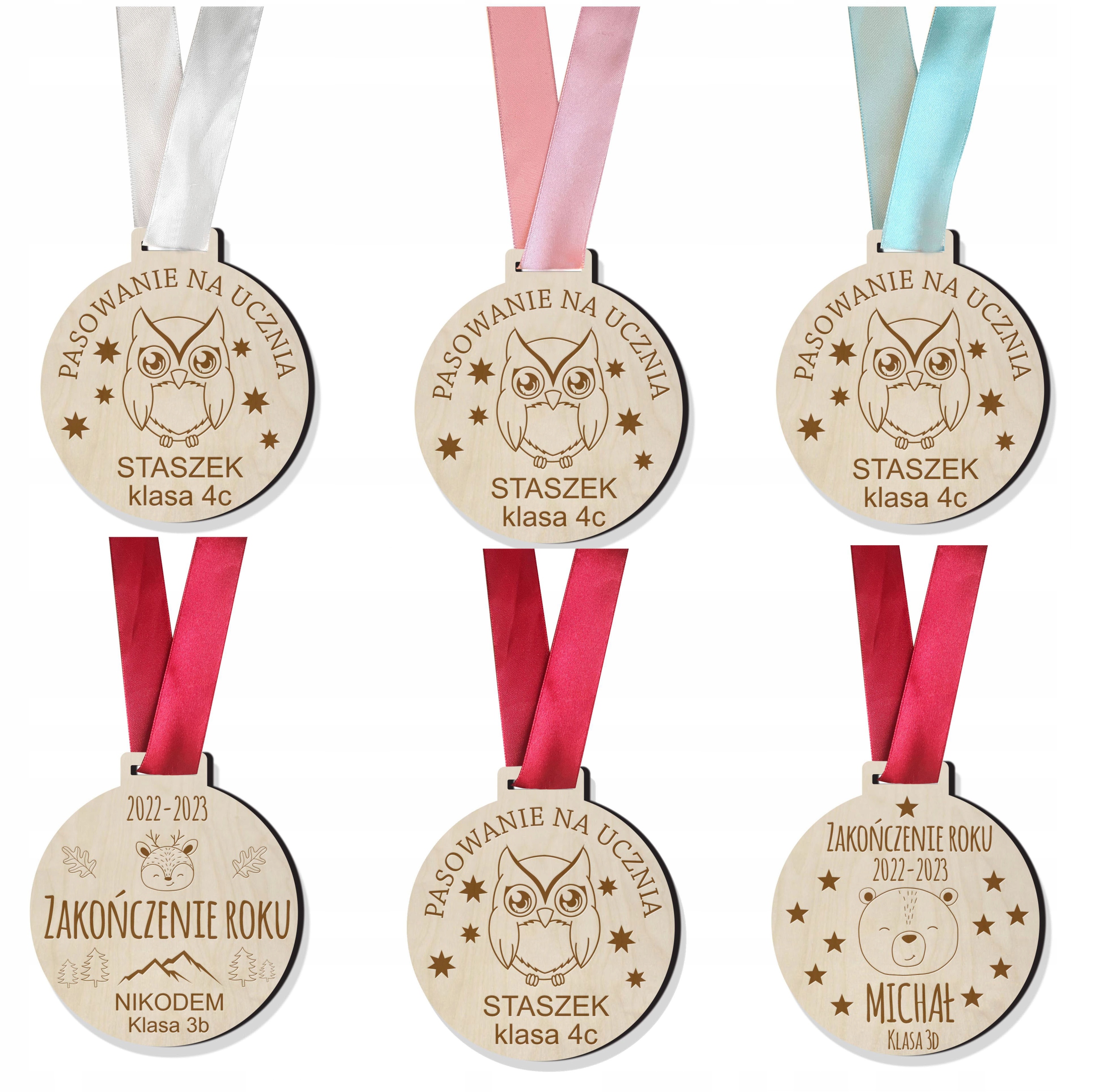 

Medal dla przedszkolaka pasowanie ślubowanie 40szt