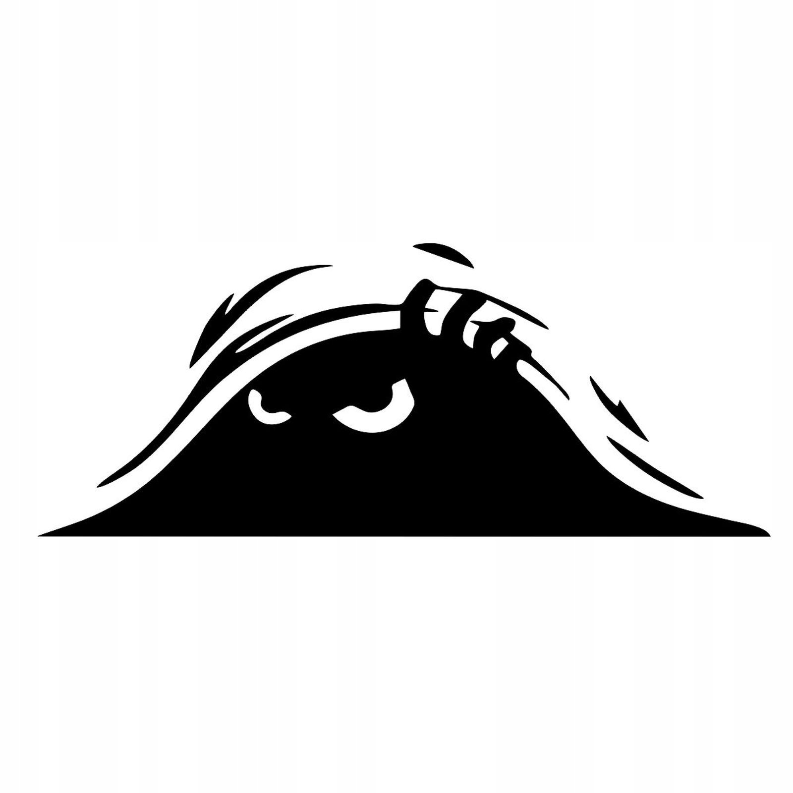 Naklejka Potworek na Samochód Klapę Bagażnika