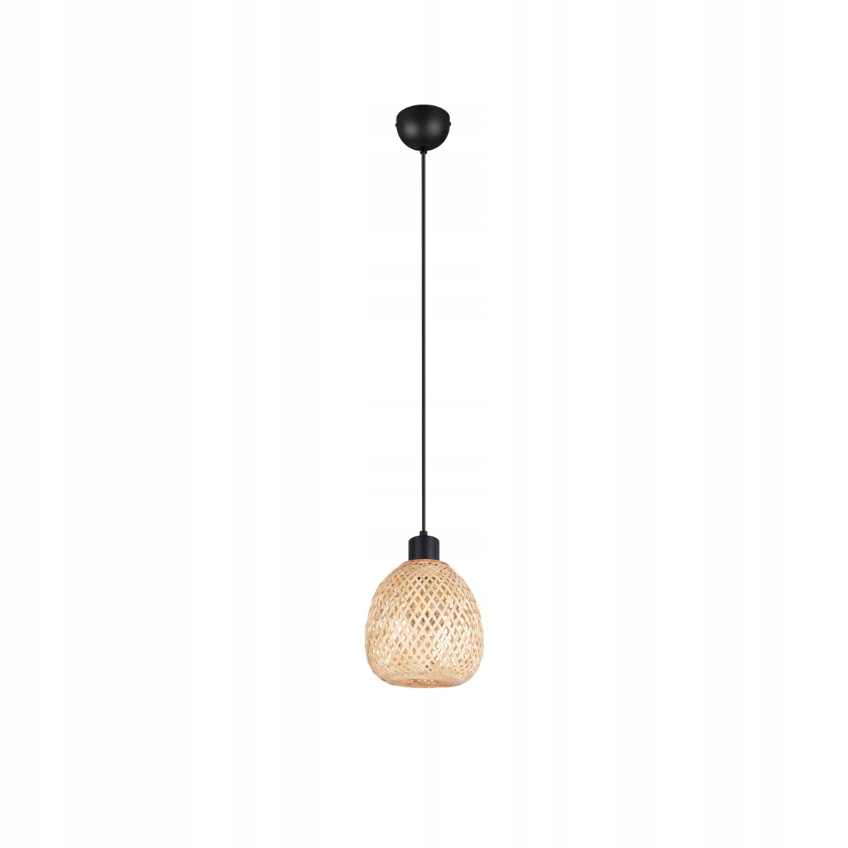 Závěsná lampa Rl Amelie Ø18 cm Boho Bambus Světlé dřevo E27 10W