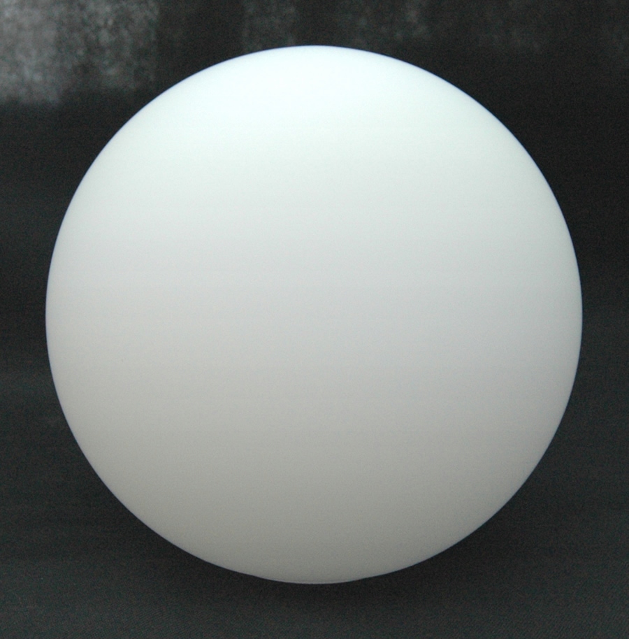 Klosz szklany kula zamknięta 25cm matowa otwór 8cm