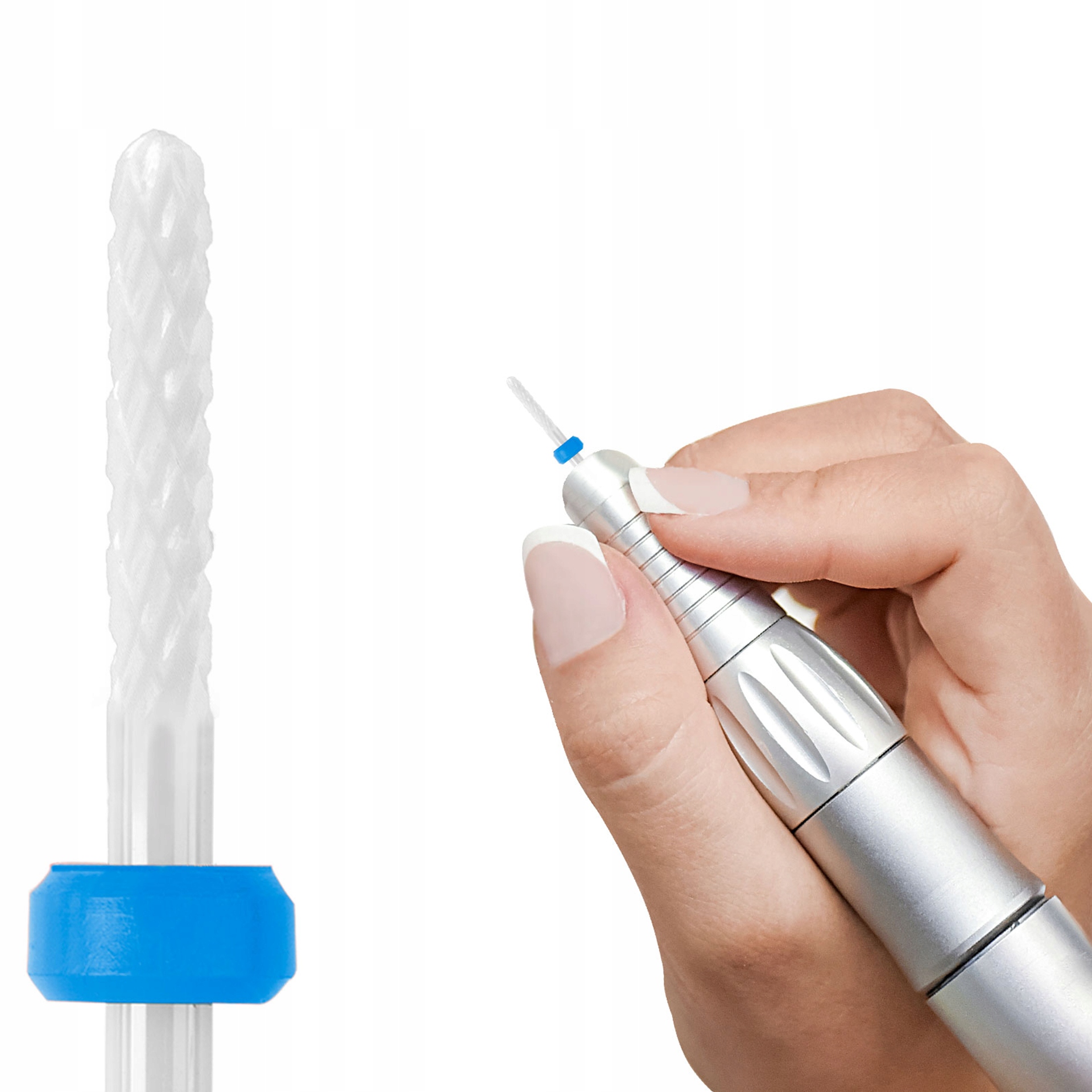 

Frez Ceramiczny Szczelinowy Do Skórek Średni Blue