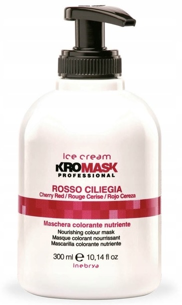 INEBRYA MASKA Kromask ROSSO CILIEGIA WIŚNIOWA 300