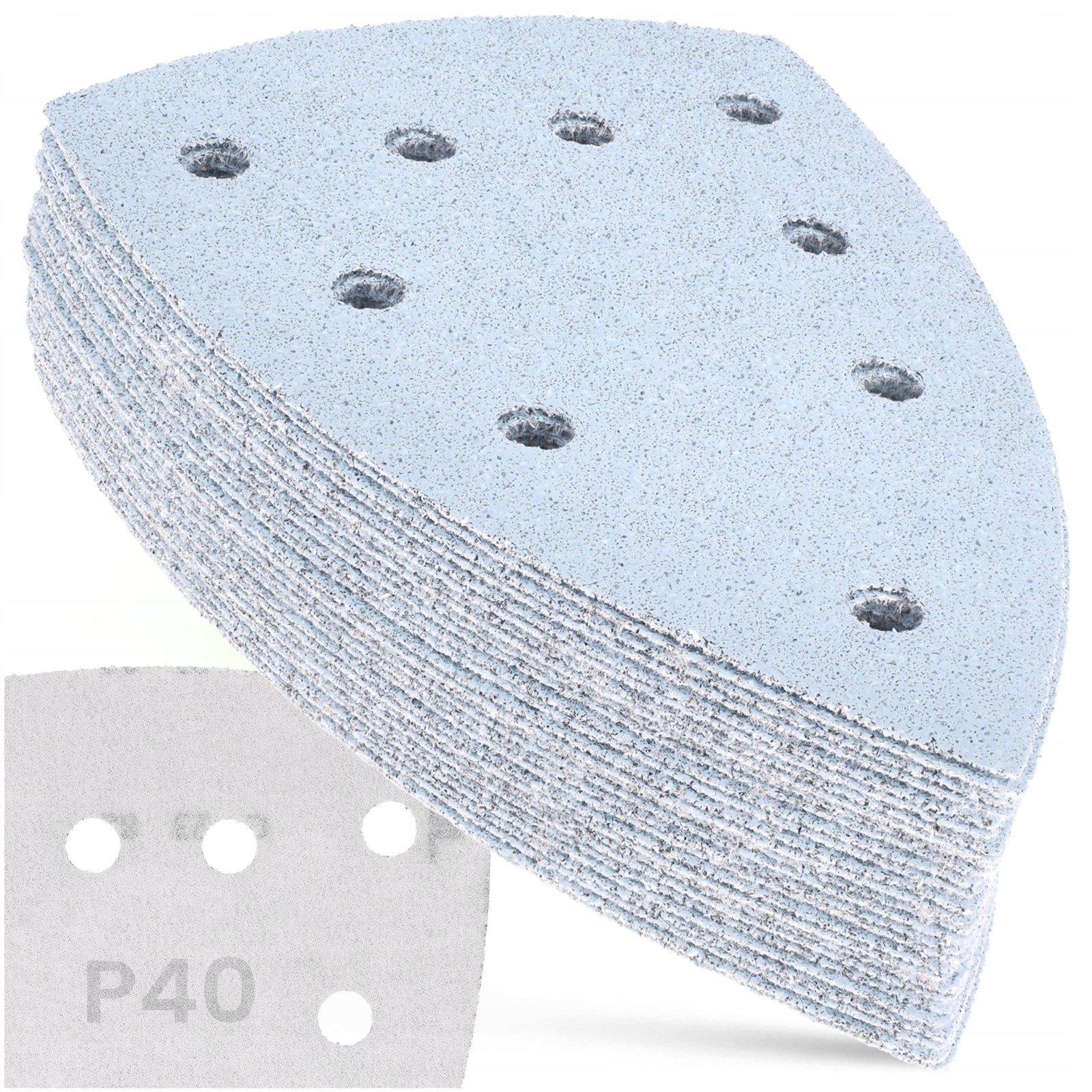50x Papier Ścierny DELTA/9 P40 Żelazko Szlifierki Dts Dtsc Ds 400 Festool