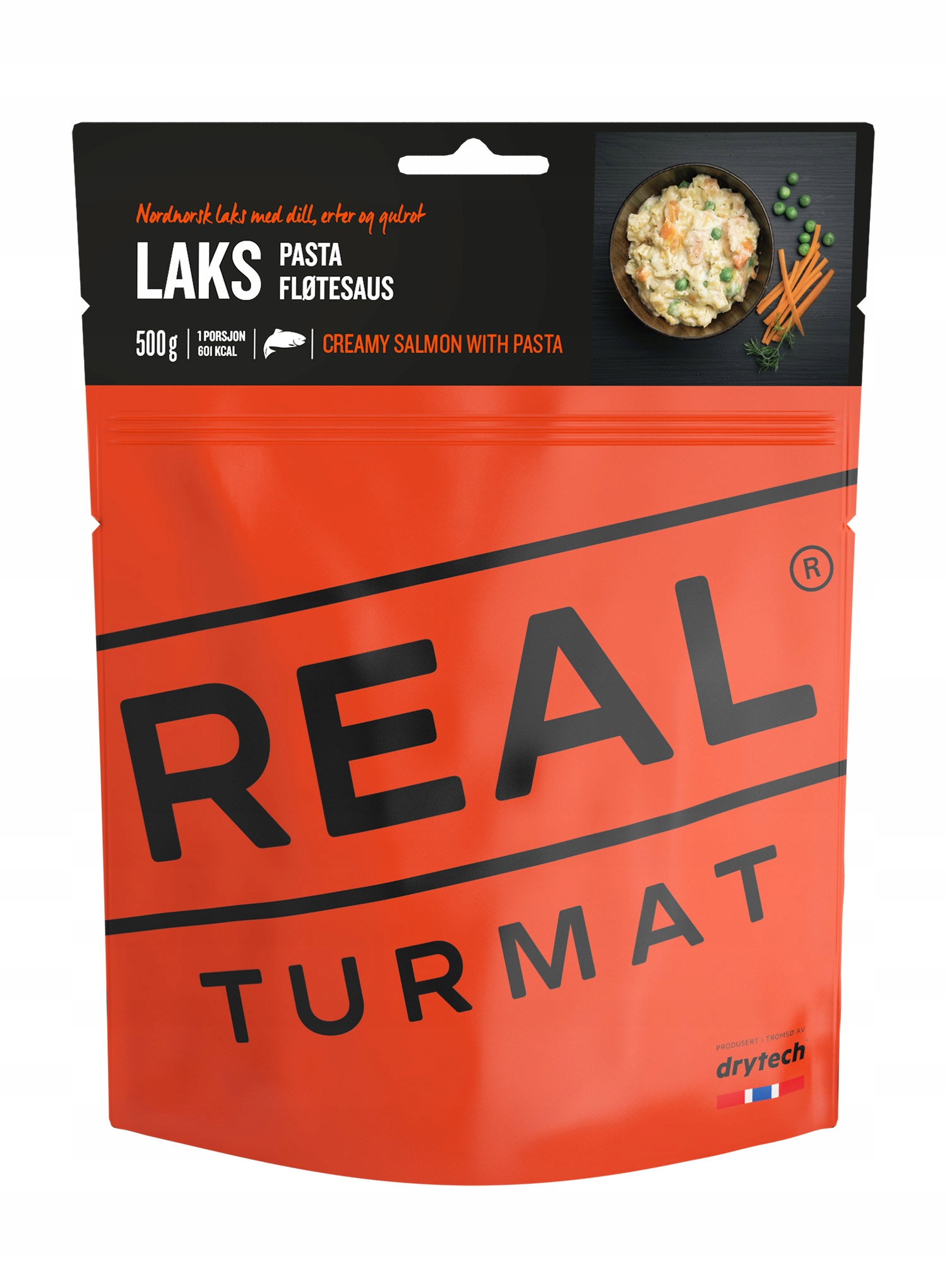 Żywność liofilizowana Real Turmat Kremowy makaron z łososiem 500 g