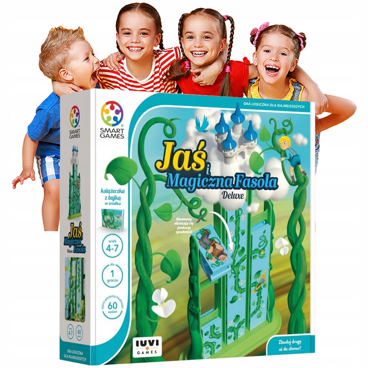 Gra Planszowa dla Dzieci Jaś i Magiczna Fasola