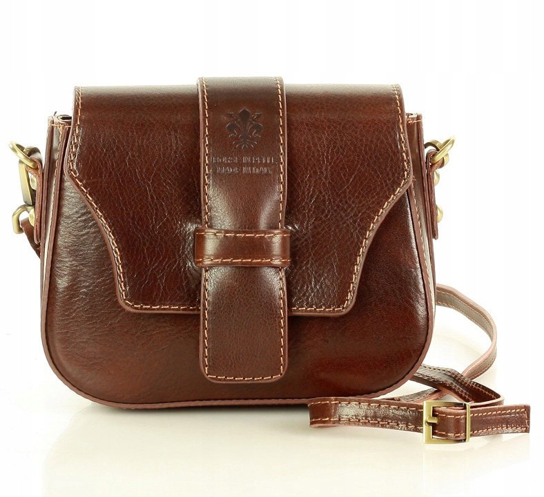 

Włoska skórzana torebka crossbody Skóra 100%