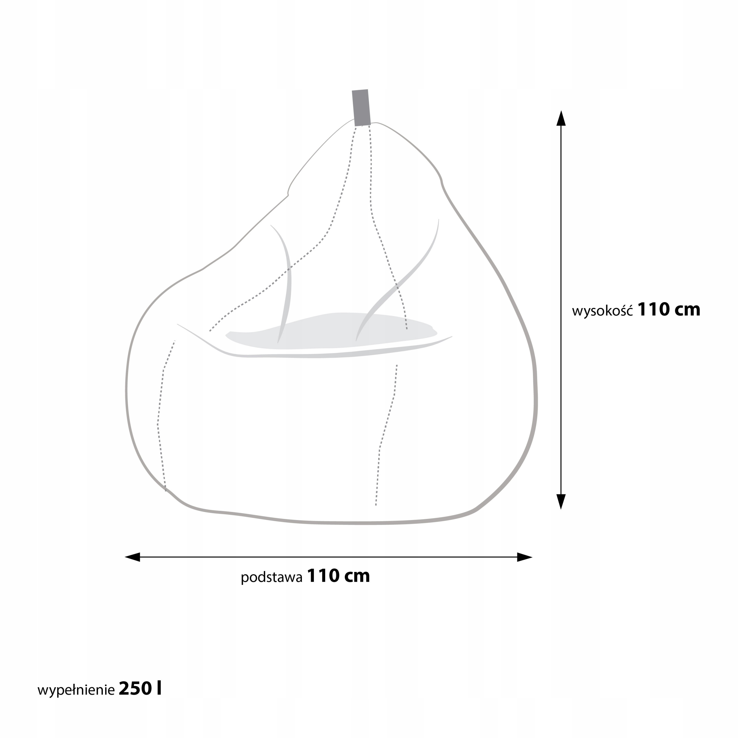 Nowy wzór! Fotel Pufa Oscar Modern Poliester DG50 Kolekcja modern poliester DG