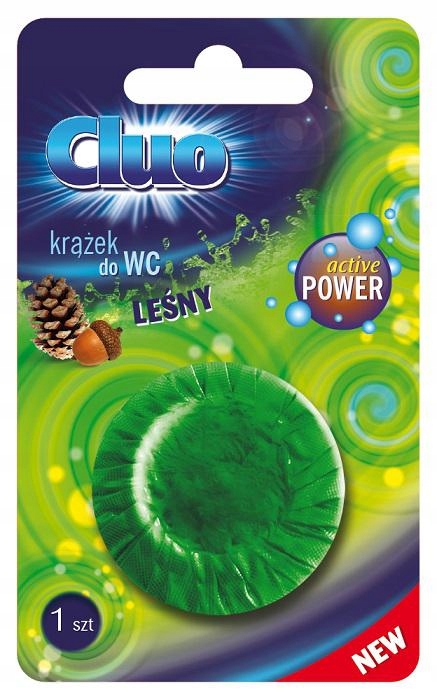 

Cluo kostka do spłuczki krążek leśna 50g