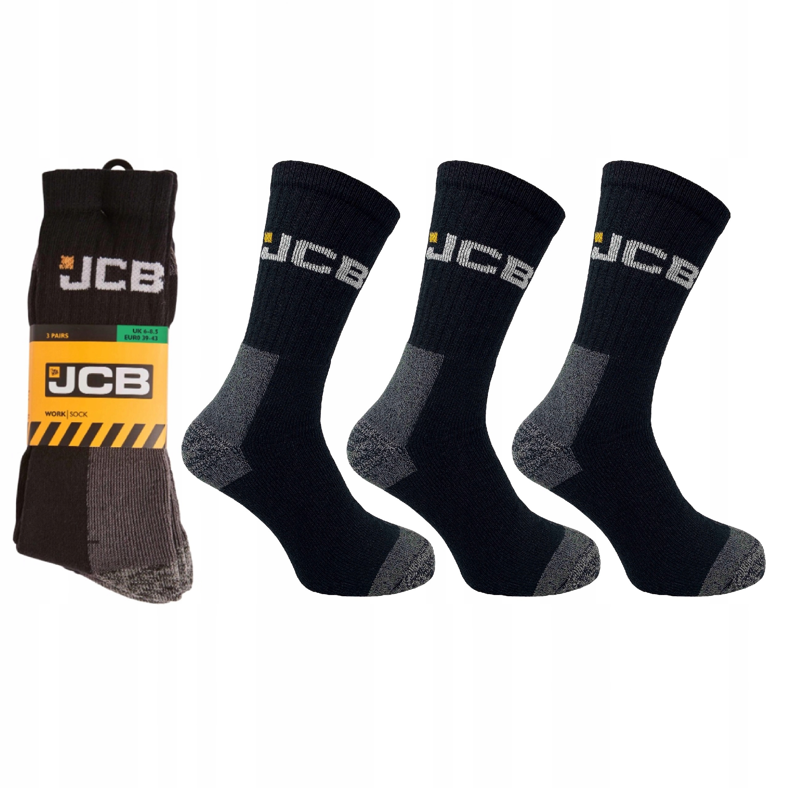 

Jcb skarpety robocze Work oryginalne 3pack r 39-43