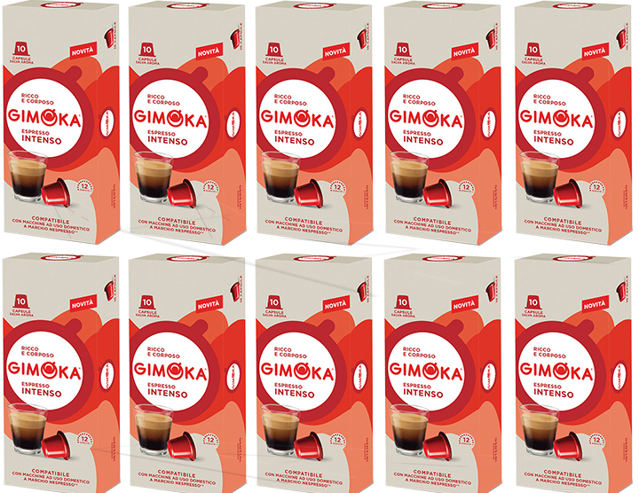 Kapsułki z kawą do Nespresso Intenso Gimoka x100