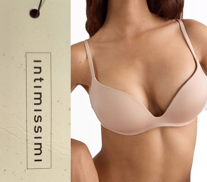 Intimissimi biustonosz bez fiszbin Gioia Push Up 80B (3B) nowy