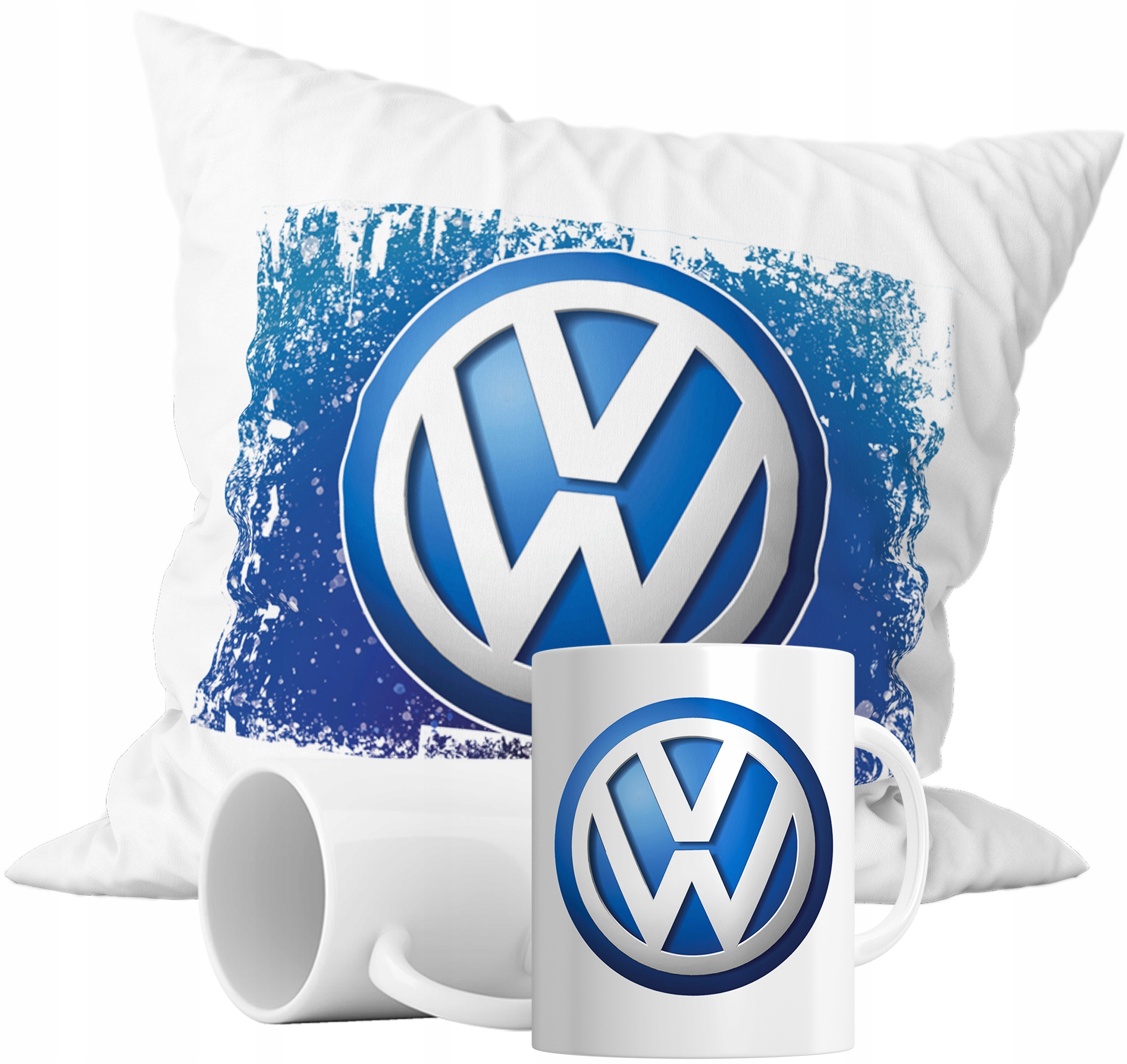 

Zestaw Kubek Poduszka Volkswagen Auto Logo Motyw