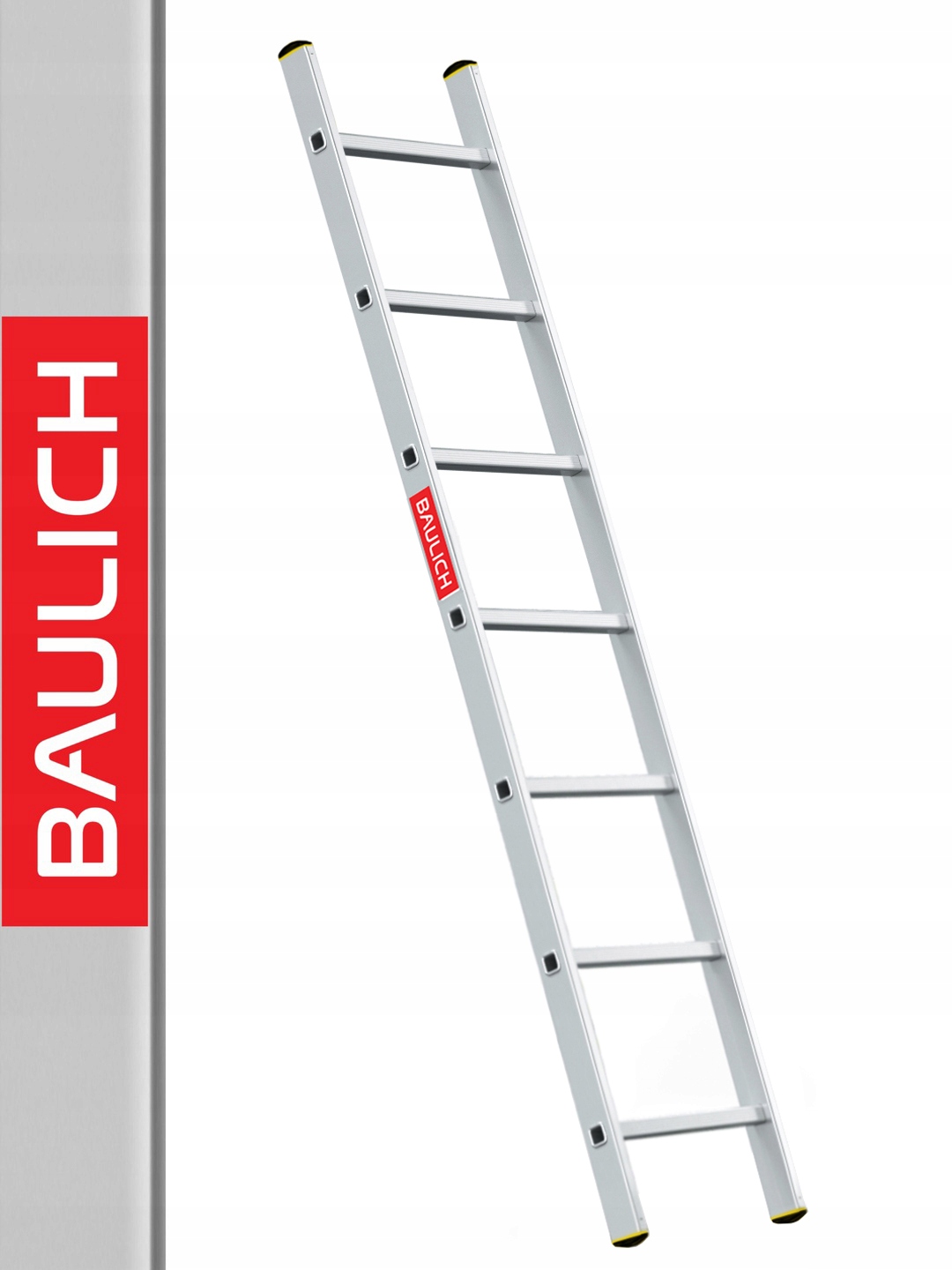 Prídavný hliníkový rebrík 1x7 silný Baulich s háčikom Zadarmo