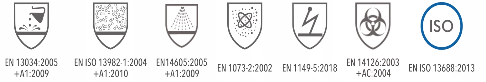 KOMBINEZON OCHRONNY TYP 4 5 6 kat 3 OXYCHEM wełna lakiery opryski roz L Kolor dominujący biały