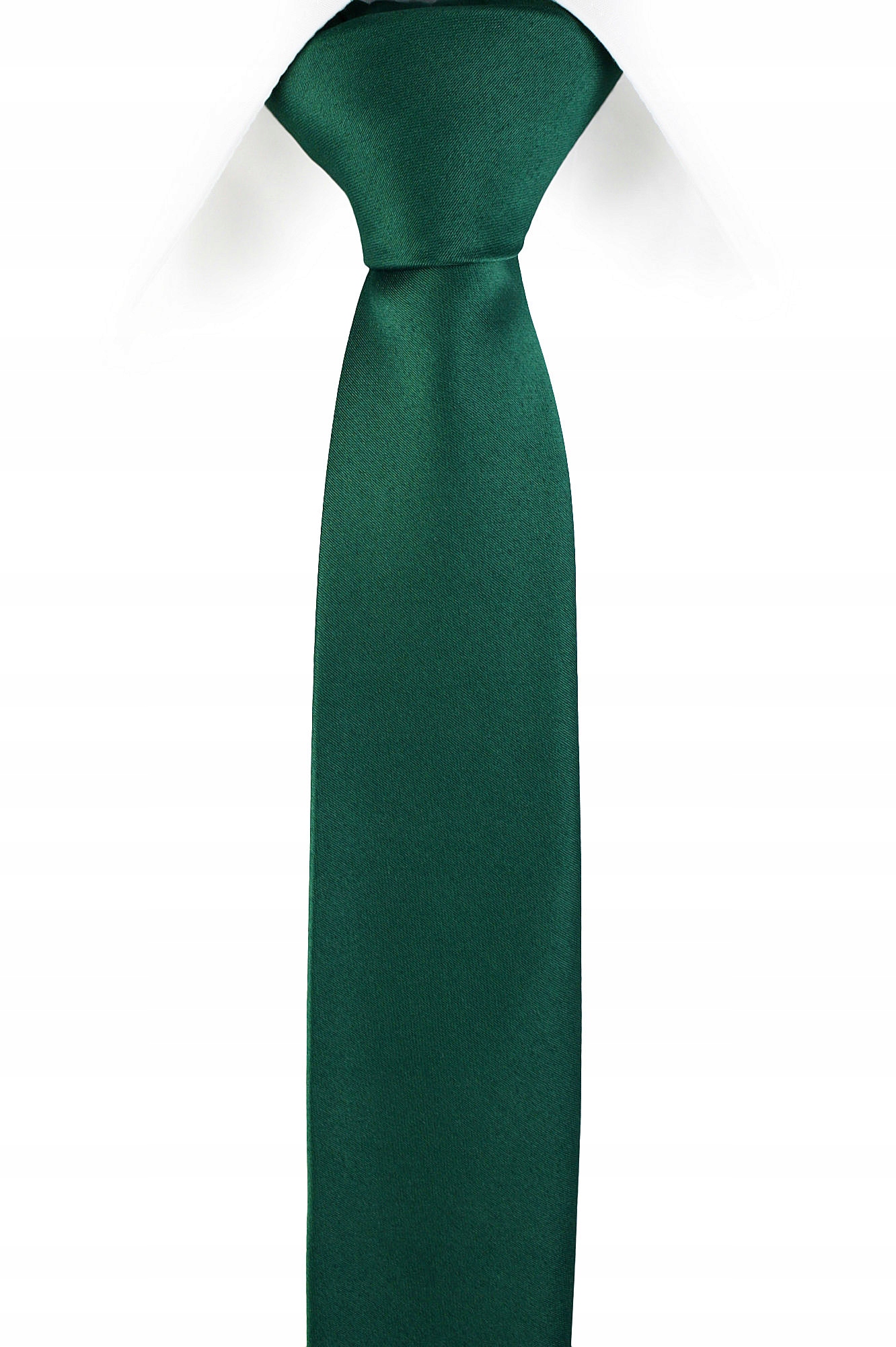 

Wąski Krawat Śledź Śledzik Ciemny Zielony