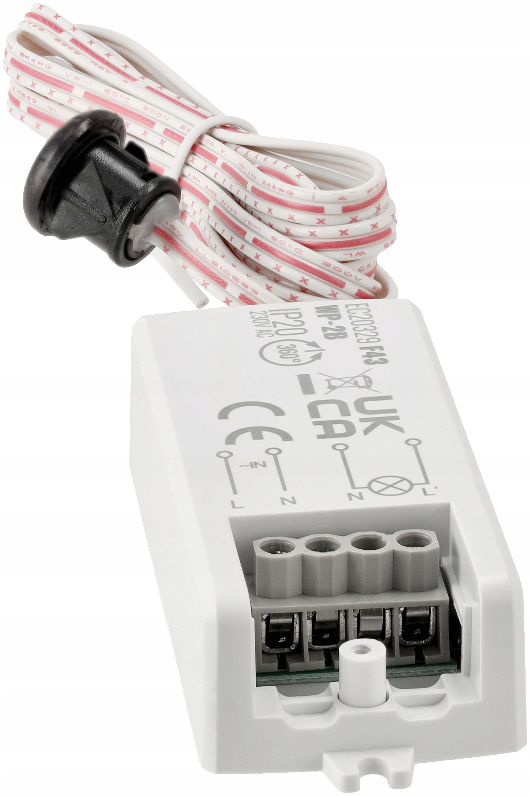 Czujnik Ruchu PIR Czujka Bezdotykowa z Włącznikiem I Sondą Marka Ecolight