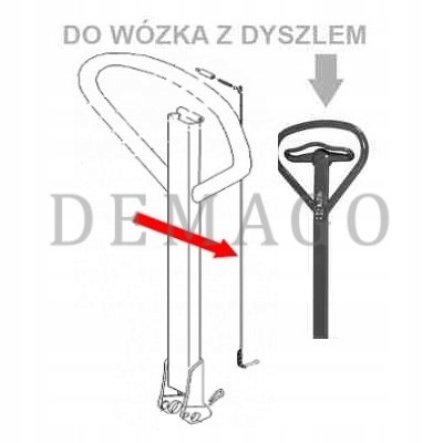 Cięgno z łańcuszkiem paleciaka Jungheinrich AM22