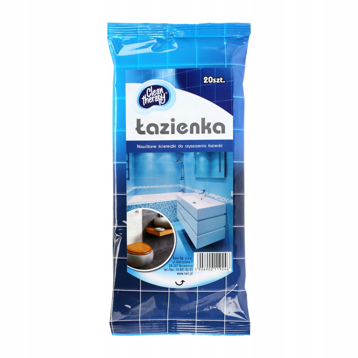 

Nawilżone ściereczki do czyszczenia Łazienki 20szt