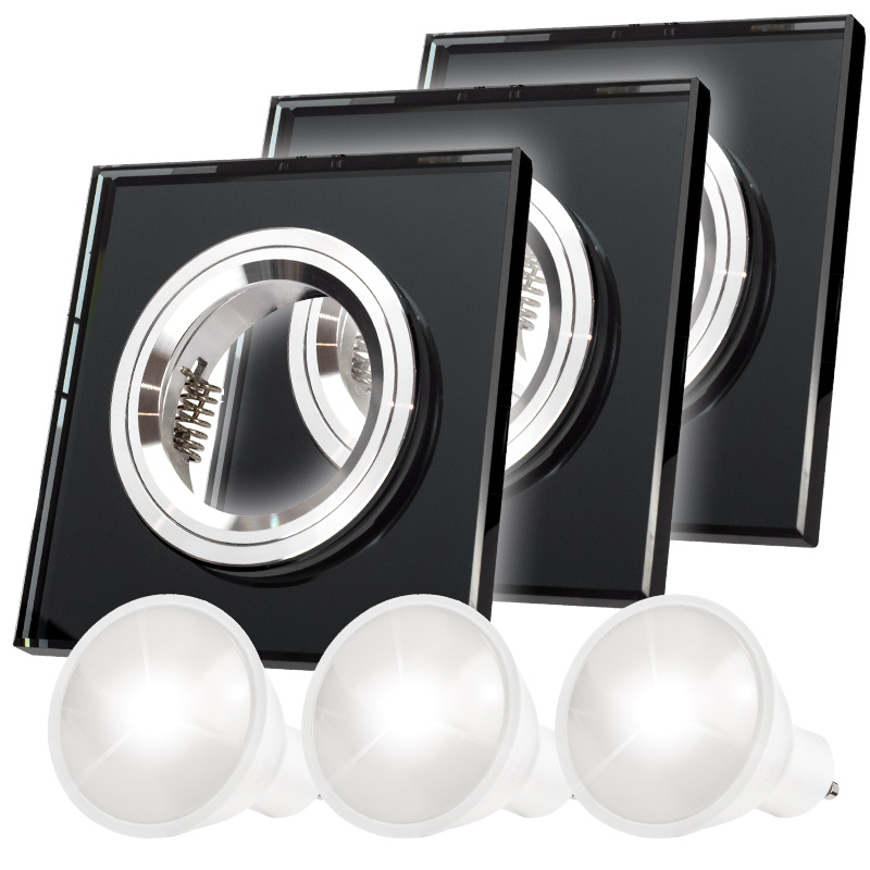 

3x Halogen Ramka Do Żarówek Oprawka Do Łazienki