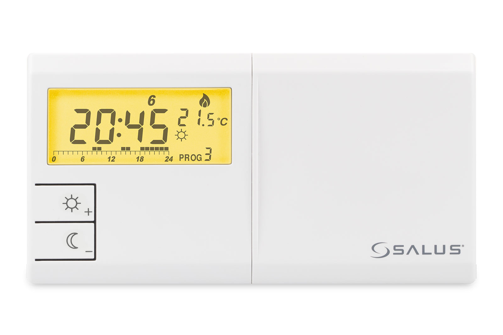 

Programowany, bezprzewodowy regulator temperatury