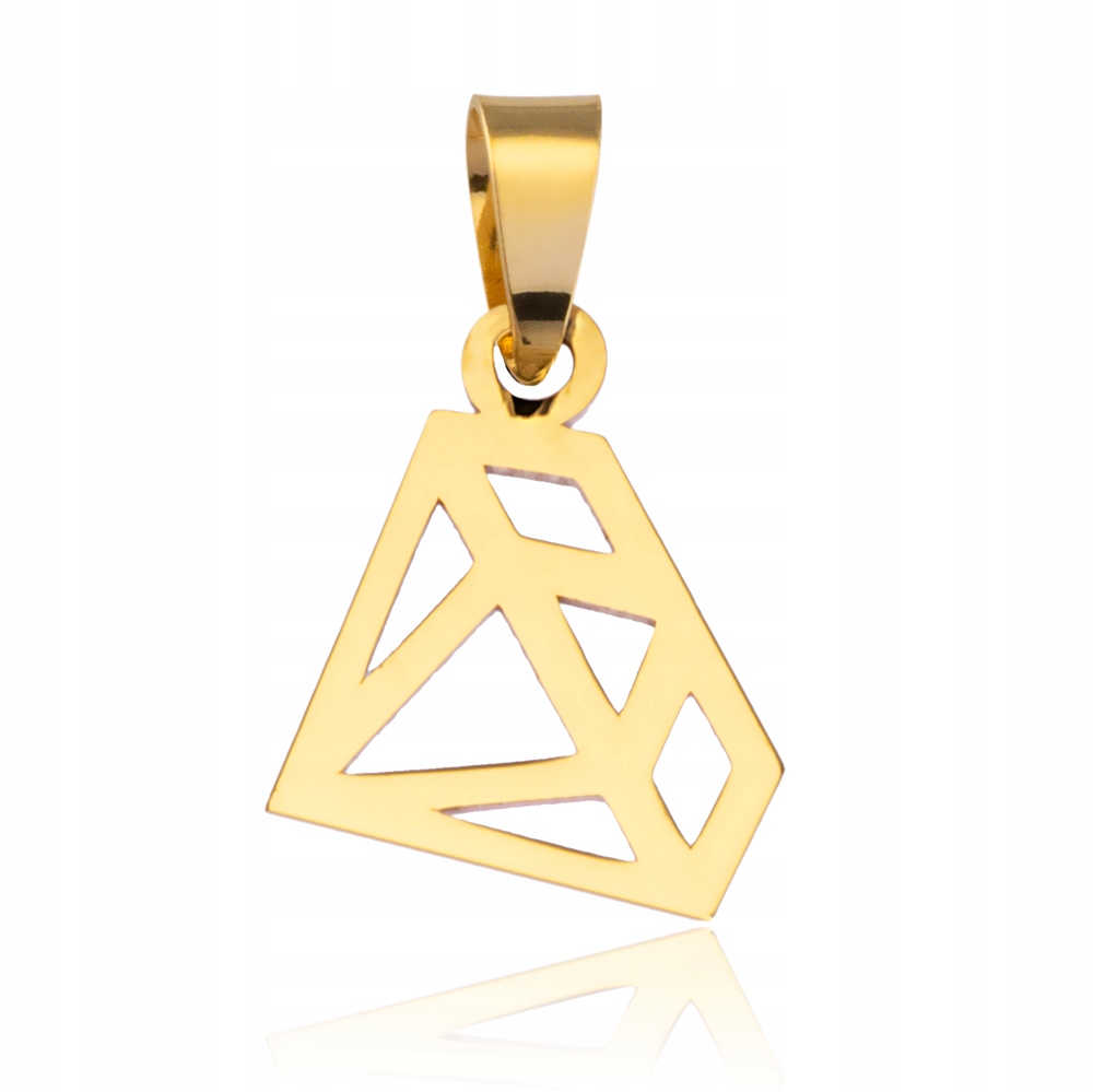 Zlatý přívěsek s diamantem ryzost 585