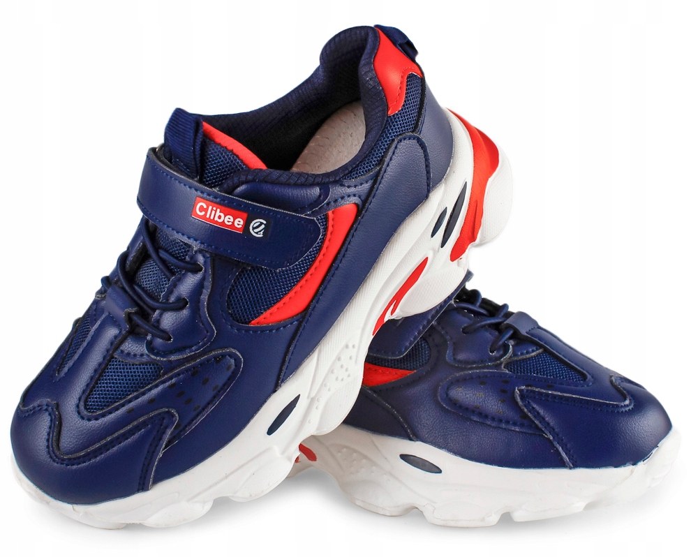 

Clibee adidaski półbuty granatowe lekkie rzep 32