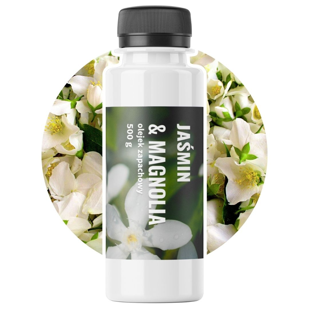 Vonný olej Jasmín A Magnolie pro svíčky, voskové mýdlo, kuličky do koupele 500 g